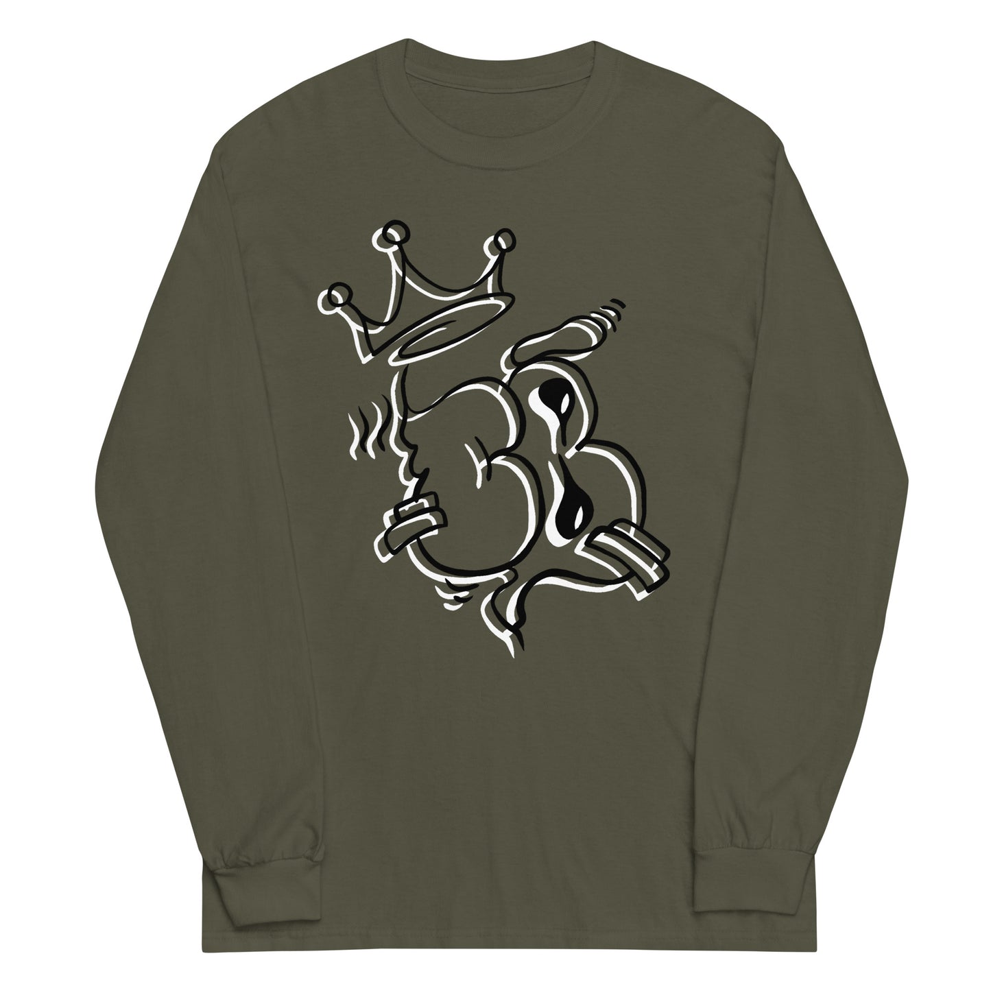 Crown Long-Sleeved T-Shirt