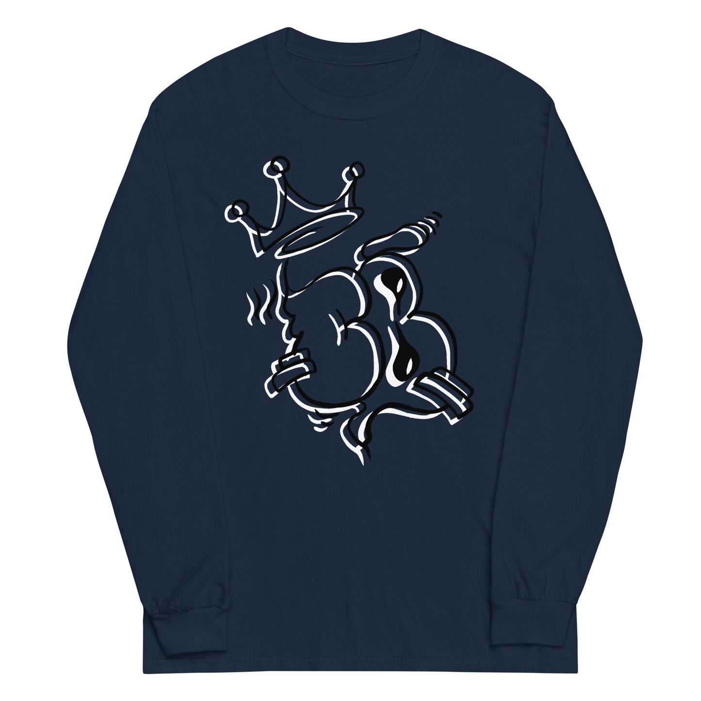 Crown Long-Sleeved T-Shirt