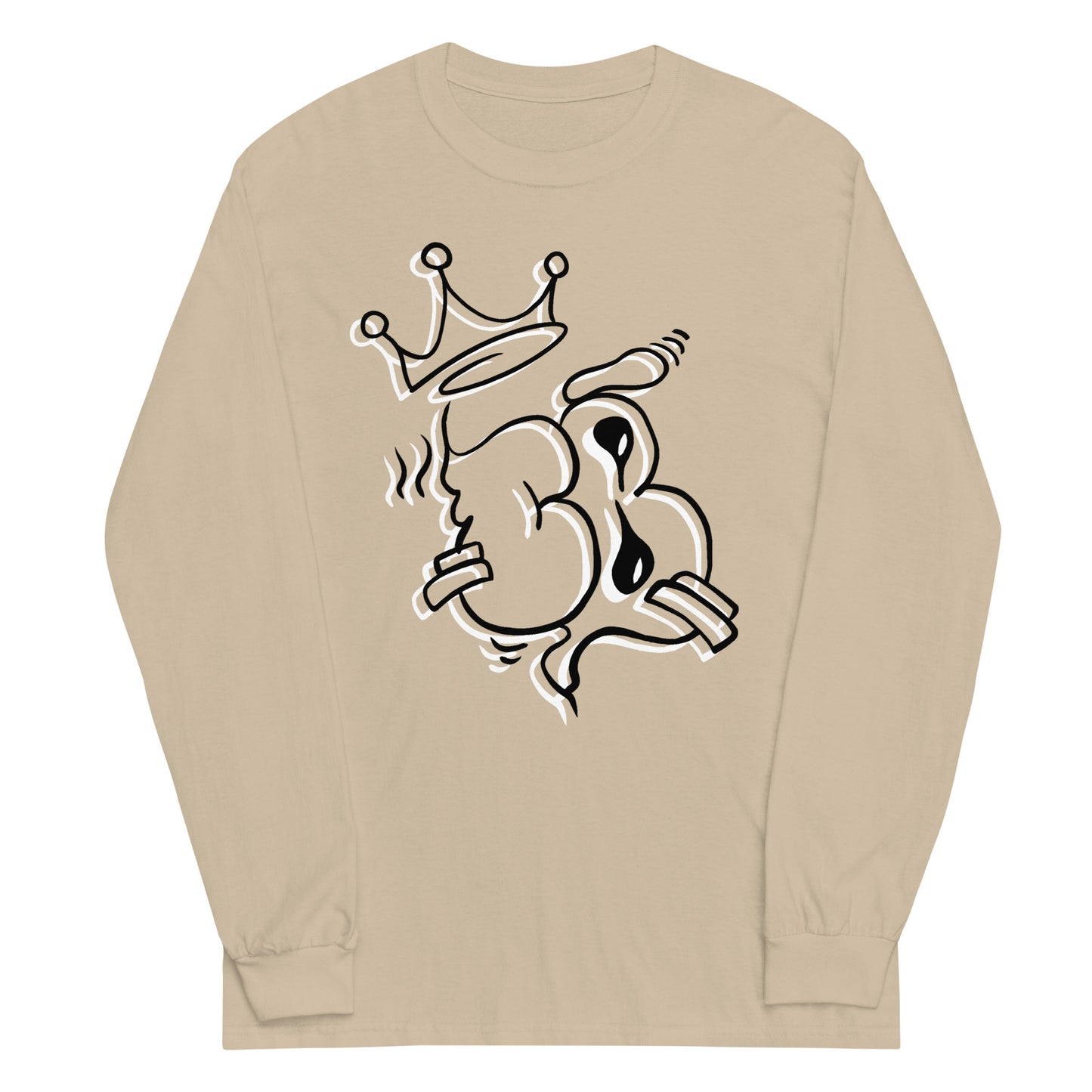 Crown Long-Sleeved T-Shirt